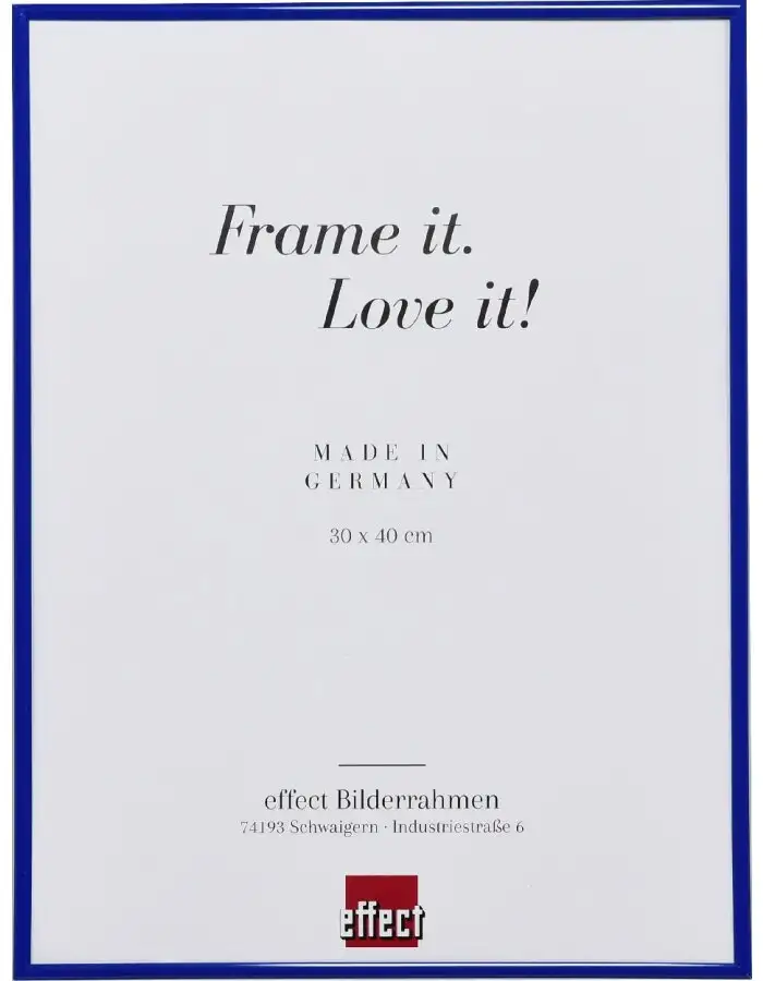 Art effect Kunststoff Puzzlerahmen Blau 34x50 cm Wandaufhängung