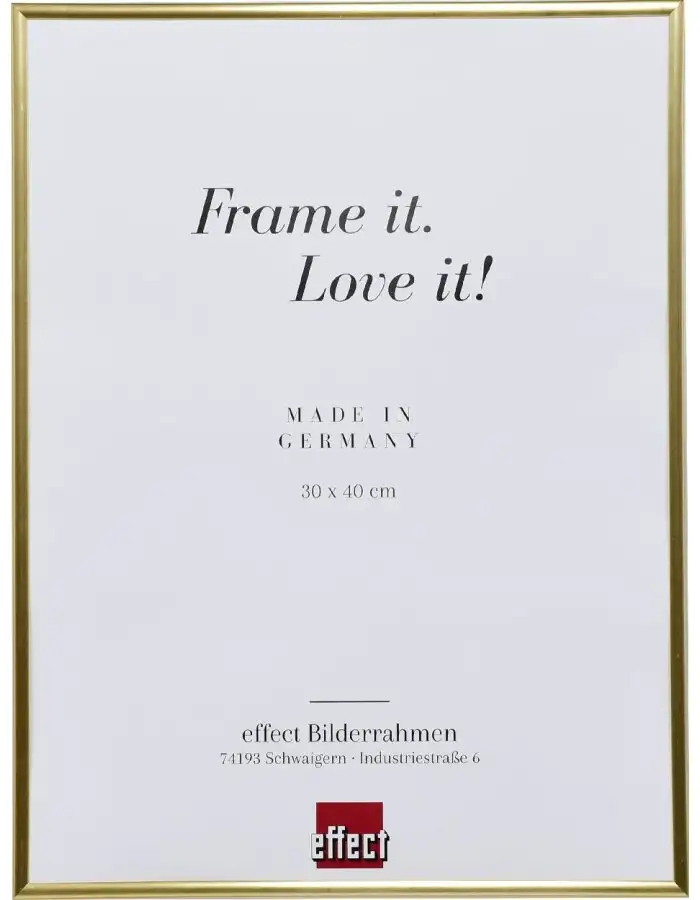 Art effect Puzzlerahmen 30 x 48 cm Acrylglas Gold Kunststoff