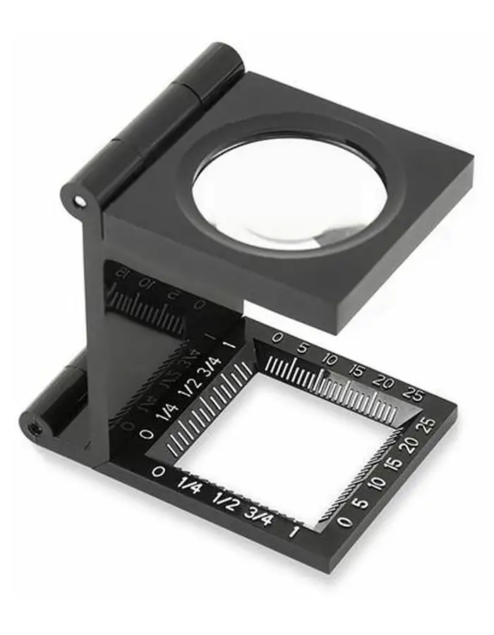 Carson Fadenzähler LT-30 faltbar 5-fach Vergrößerung 30 mm mit Messskala