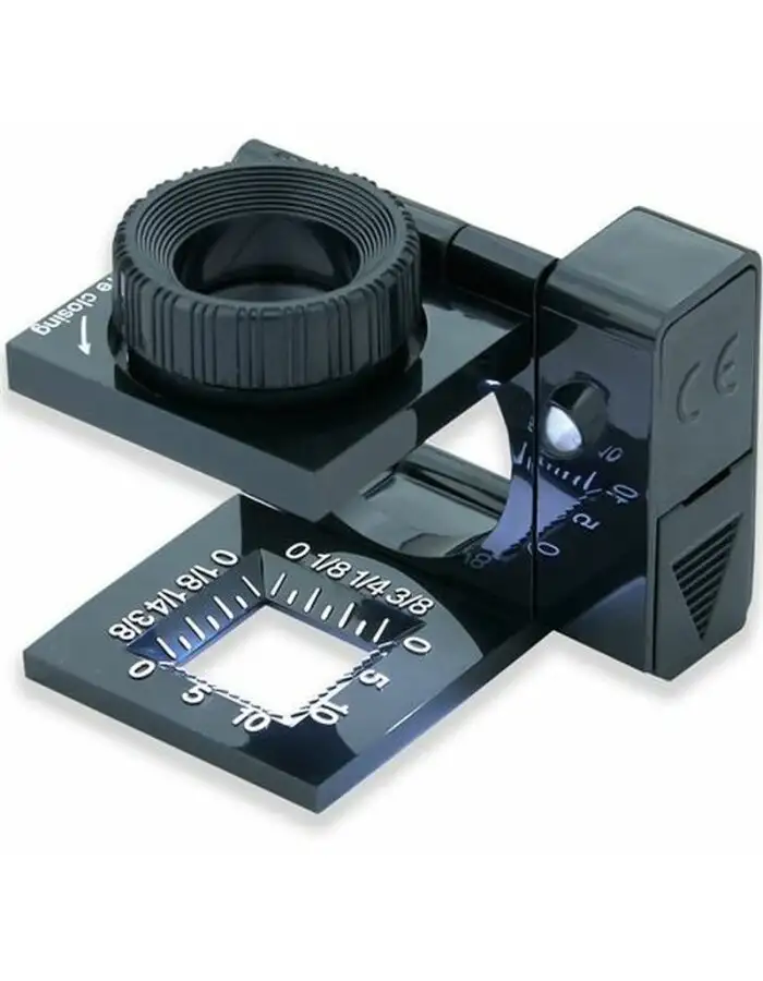 Carson Fadenzähler Faltbar mit LED 11,5x15mm