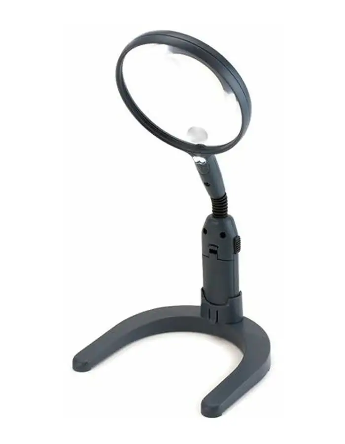 Carson GN-55 Tischlupe flexibel LED 2x/3.5x 110mm flexibler Arm