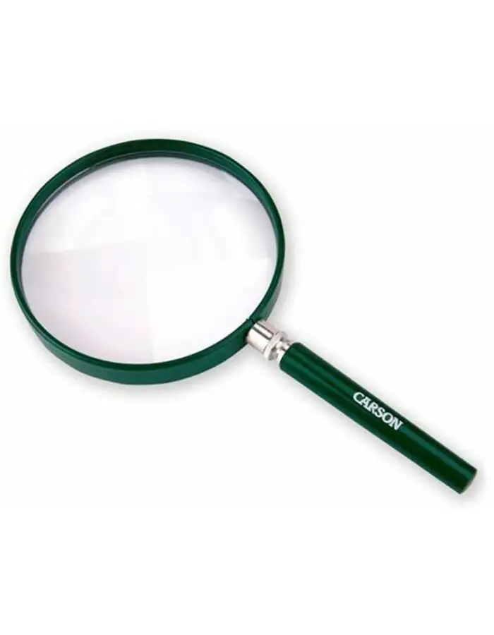 Carson HU-20 Handlupe 2-fache Vergrößerung 130 mm Linse