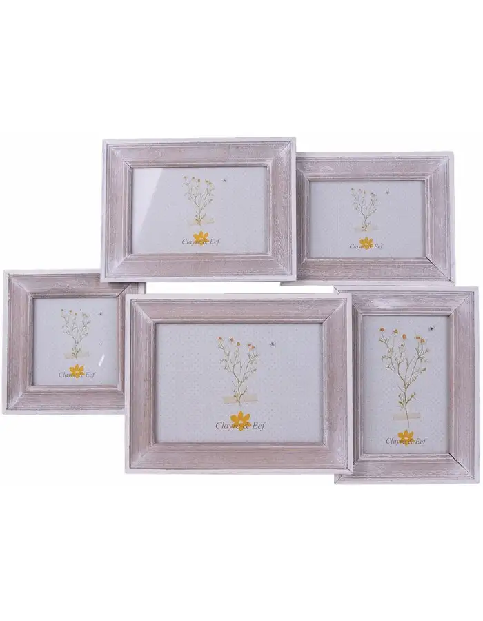 Clayre & Eef 2F0971 Fotogalerie 49x3x36 cm 10x10-18x13-13x9-10x15-15x10 cm