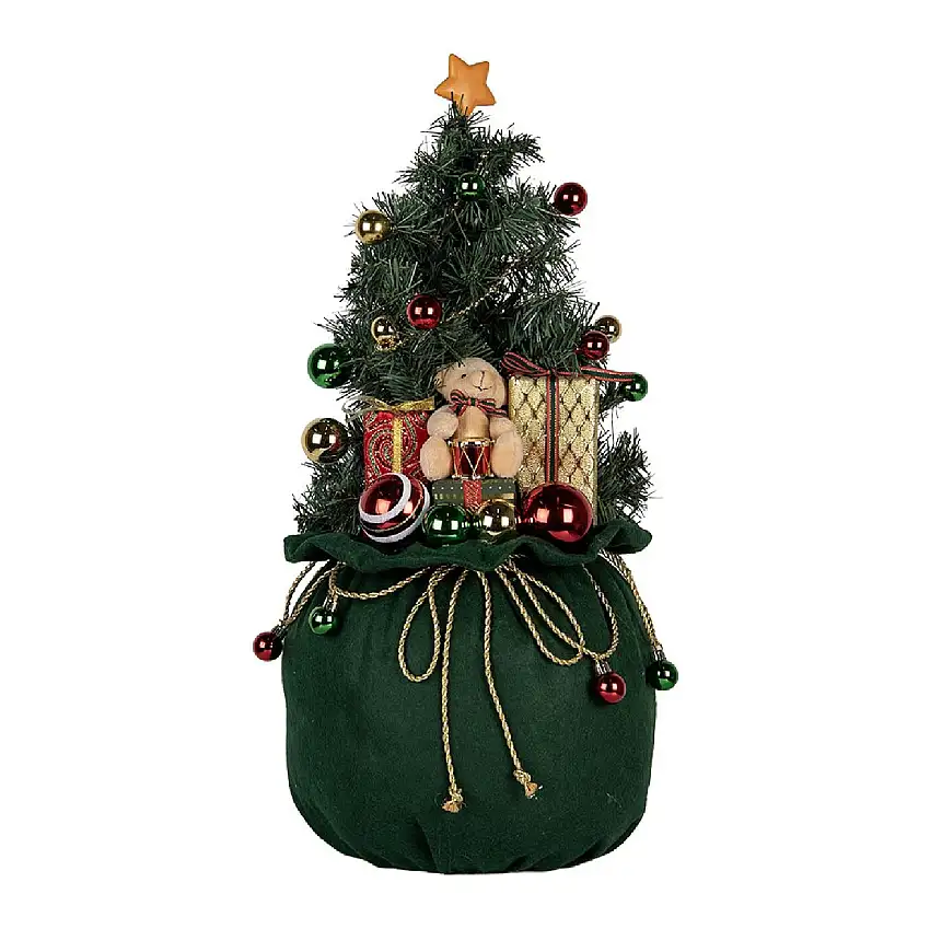 Clayre & Eef 50830 Dekoration Weihnachtsbaum mit LED Ø 30x68 cm