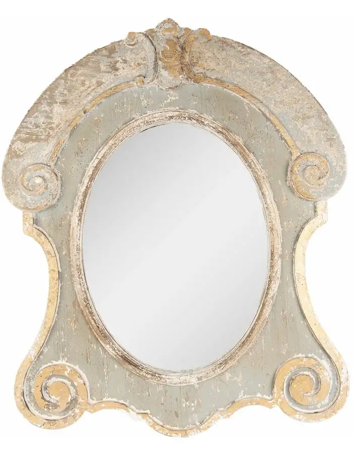 Clayre & Eef 52S266 Spiegel 69x3x84 cm Braun Beige