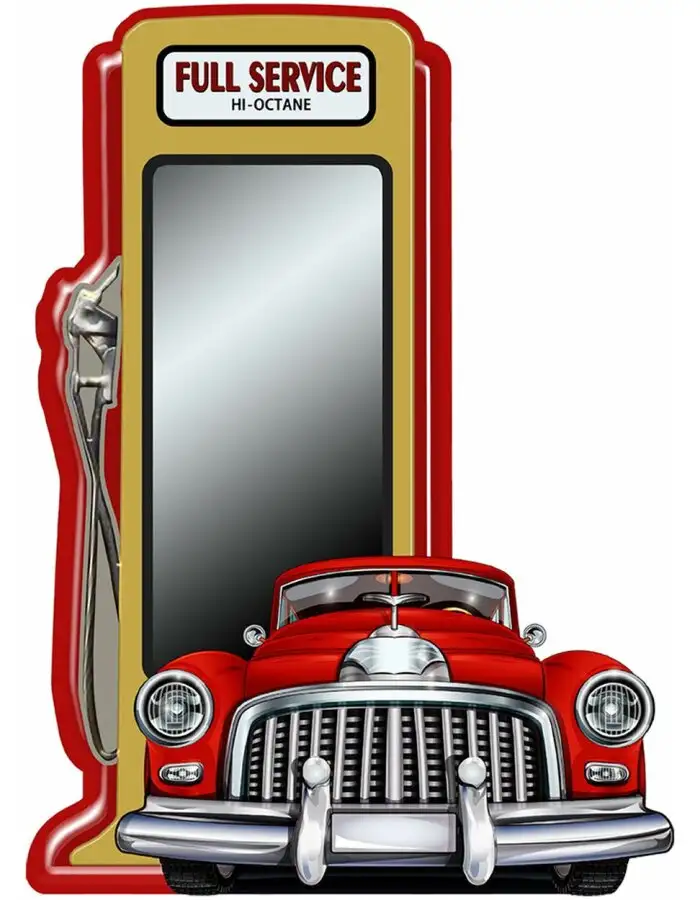 Clayre & Eef 52S277 Wandspiegel Retrodesign Metall Glas 49x4x67 cm