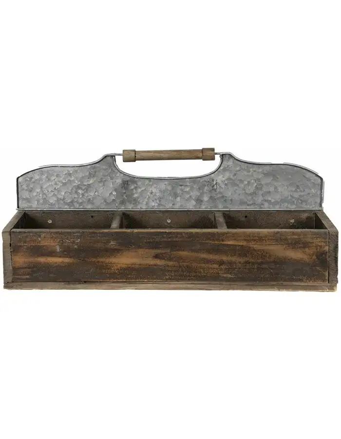 Clayre & Eef 5H0549 Aufbewahrungsbox Braun 60x32x22 cm
