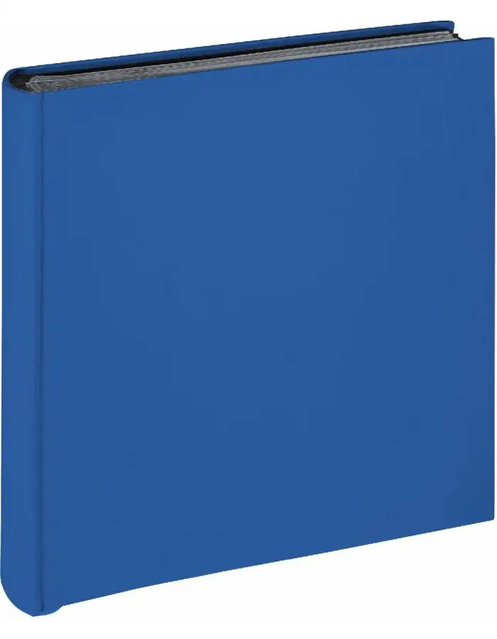 Designalbum Fun Royalblau 30x30 cm Buchalbum 100 schwarze Seiten