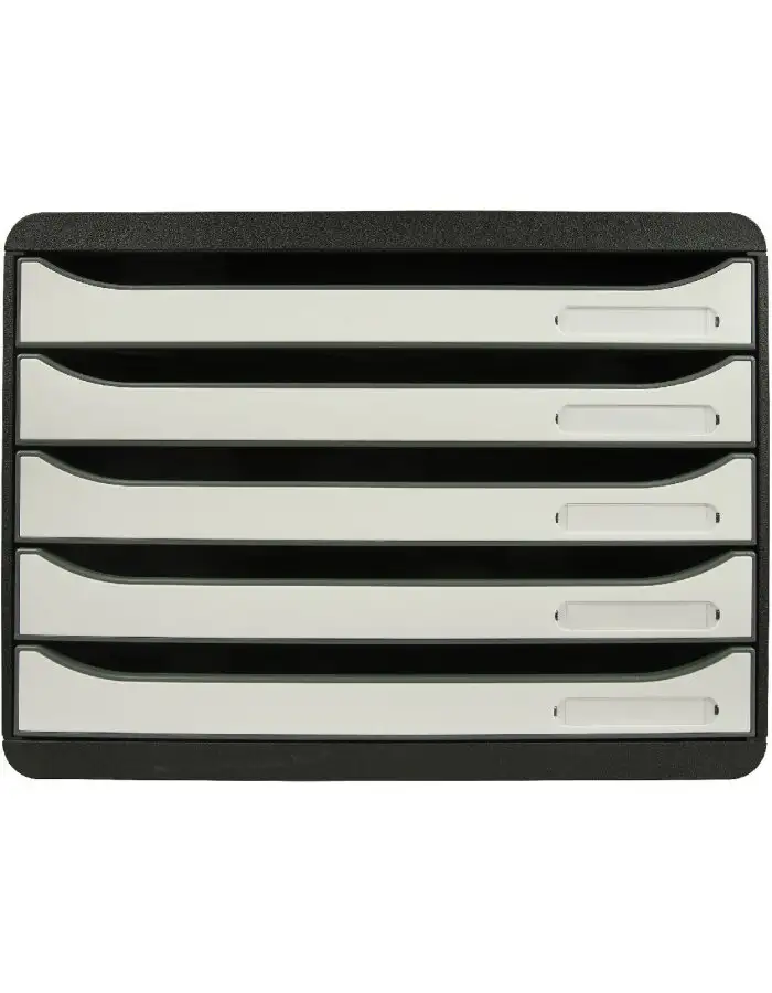 Exacompta 3087213D Schubladenbox Big Box Plus Horizon Querformat 5 Schubladen