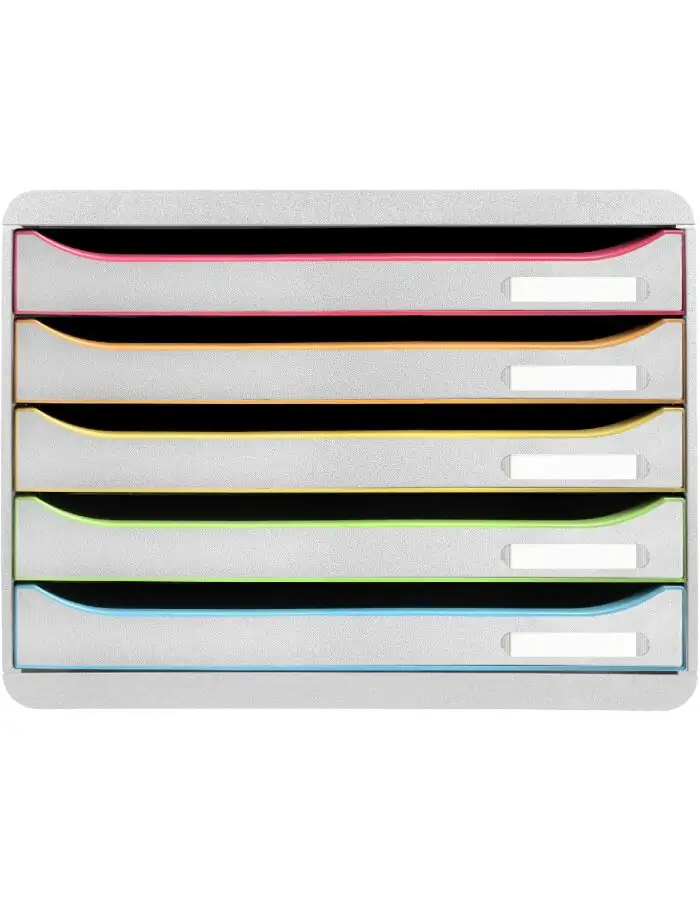 Exacompta 308913D Schubladenbox Big Box Plus Horizon Querformat 5 Schubladen