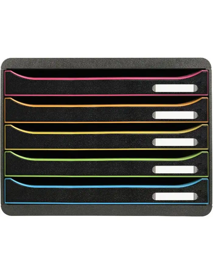 Exacompta 308914D Schubladenbox Big Box Plus Horizon Querformat 5 Schubladen