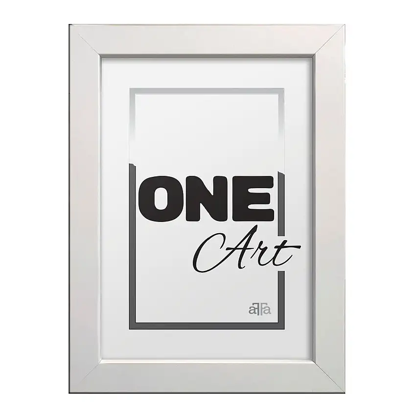 FramesFactory Bilderrahmen Hekla 18x24 cm weiß