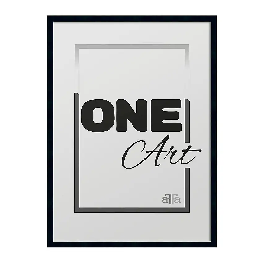 FramesFactory Bilderrahmen Hekla 40x60 cm schwarz