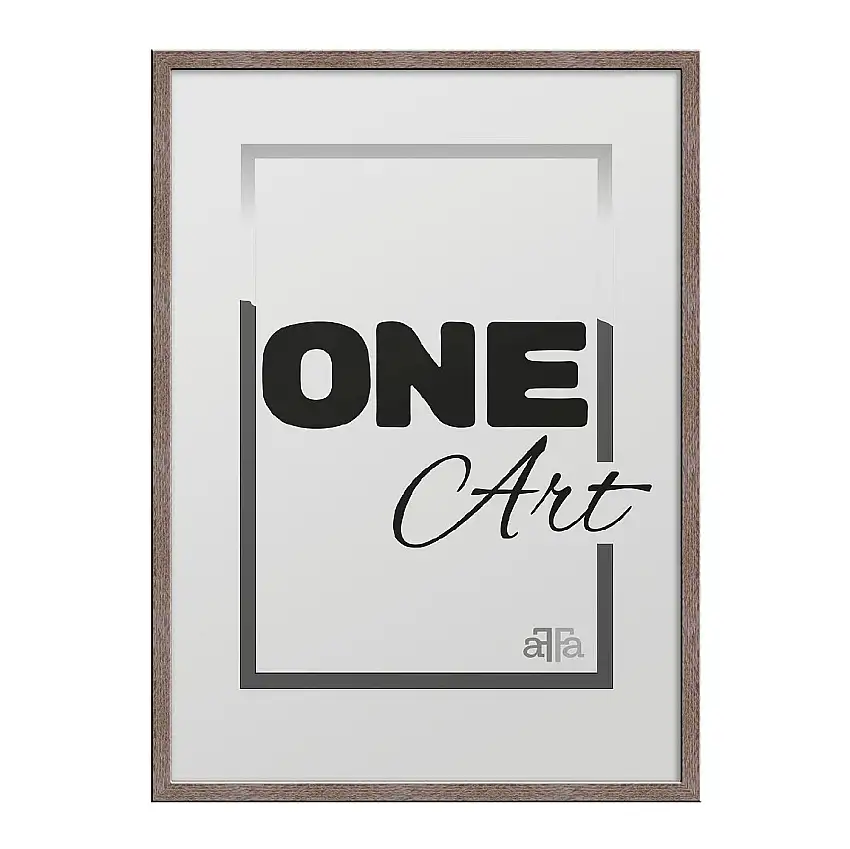 FramesFactory Bilderrahmen Hekla 40x60 cm Smoke Oak