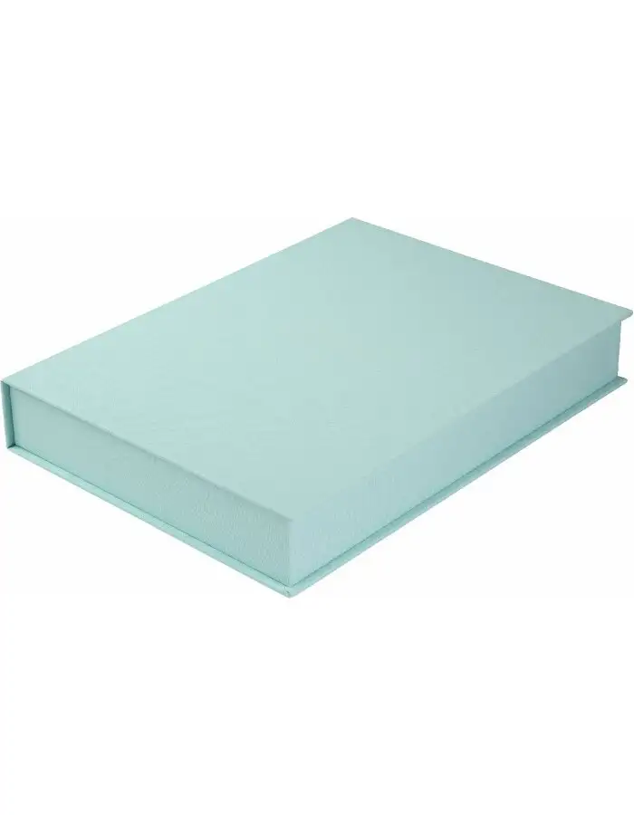Goldbuch Aufbewahrungsbox Bella Vista aqua 32x24 cm Leinen Magnetverschluss
