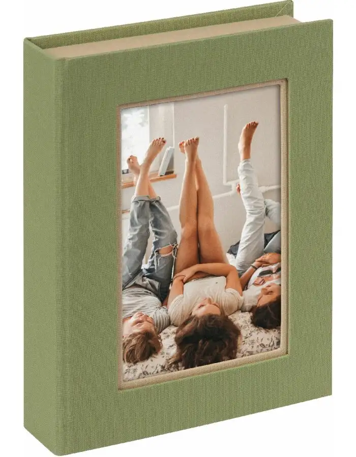 Goldbuch Aufbewahrungsbox Bella Vista artischocke beige mit Fotofenster