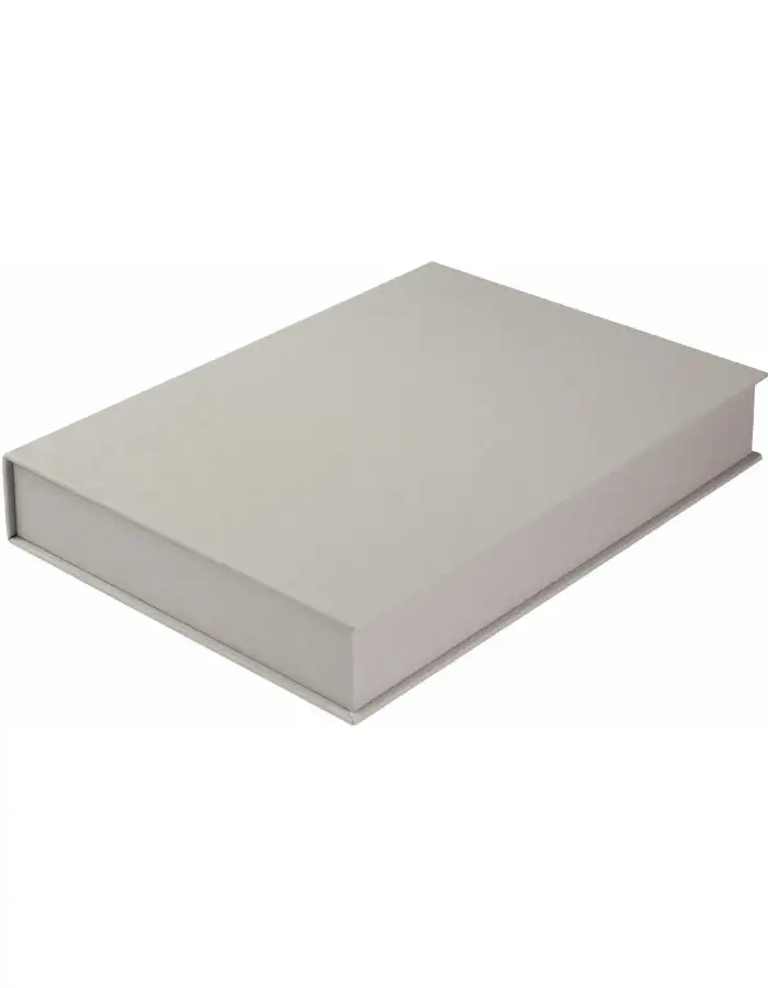 Goldbuch Aufbewahrungsbox Bella Vista grau 32x24 cm Leinen mit Magnetverschluss