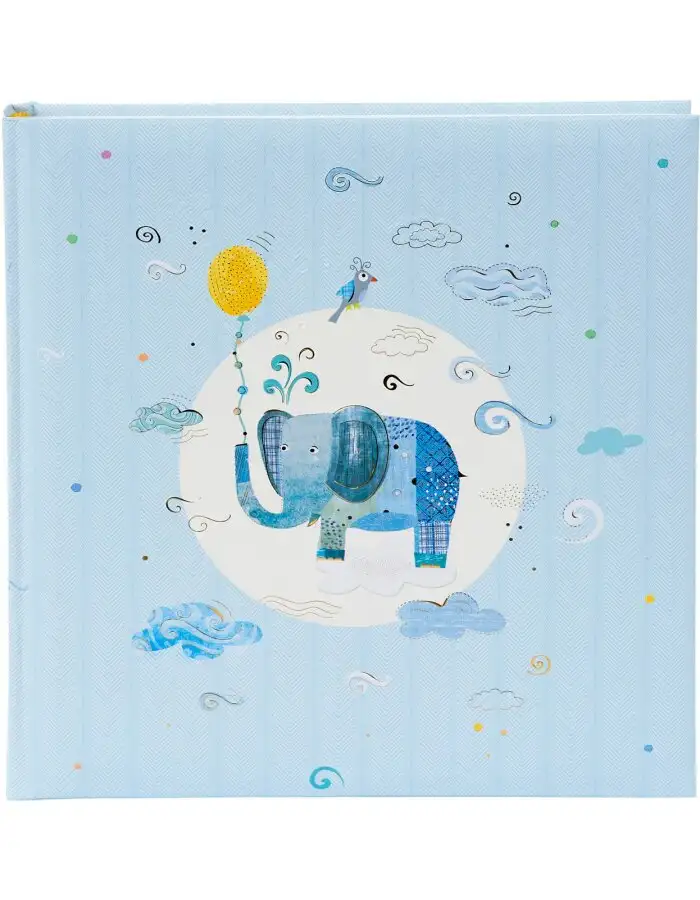 Goldbuch Babyalbum Blue Elephant 30x31 cm 60 weiße Seiten