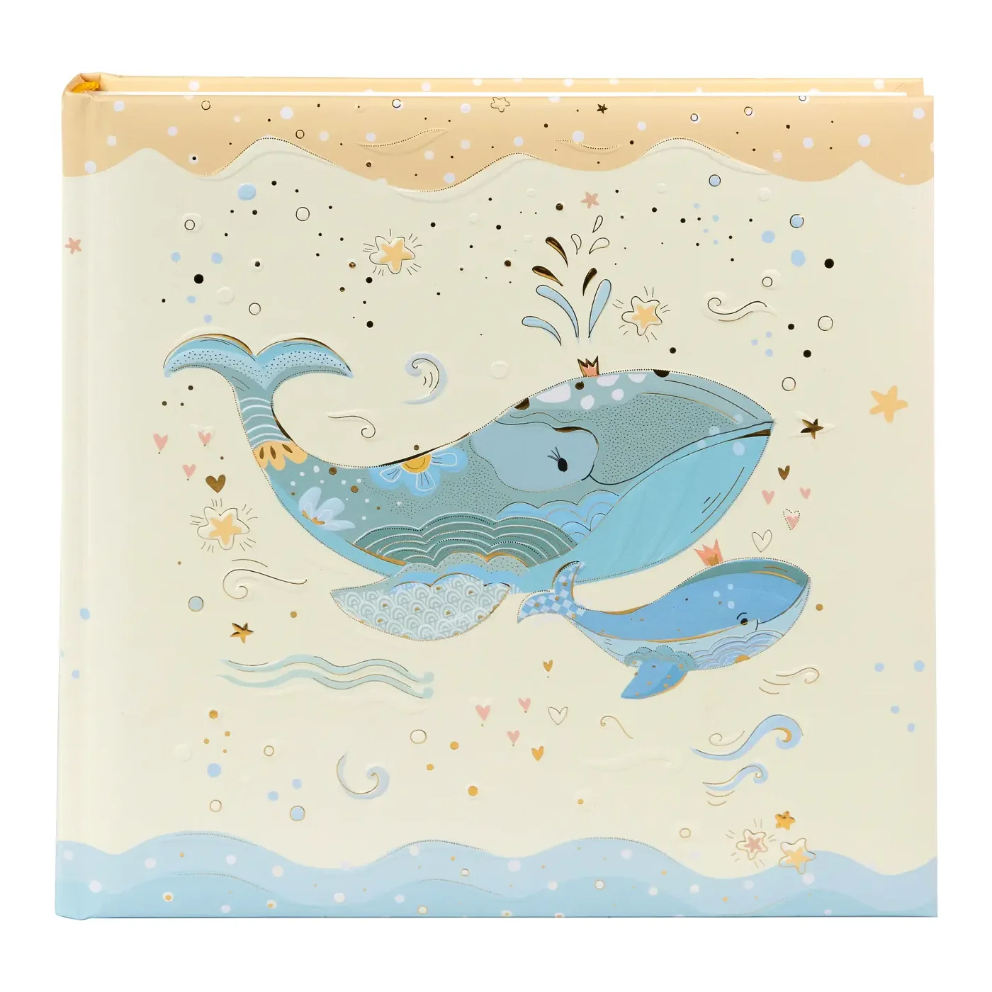 Goldbuch Babytagebuch Blue Whale 24x22 cm 100 illustrierte Seiten