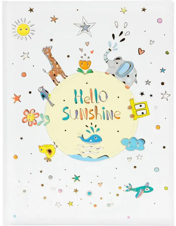 Goldbuch Babytagebuch hello sunshine 21x28 cm 44 illustrierte Seiten