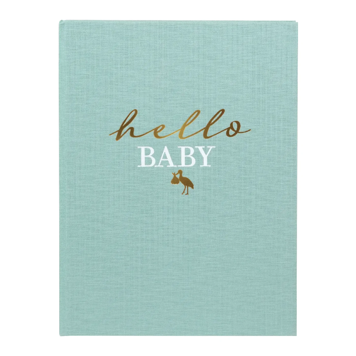 Goldbuch Babytagebuch hello.baby Aqua 21x28 cm 44 Seiten Goldprägung