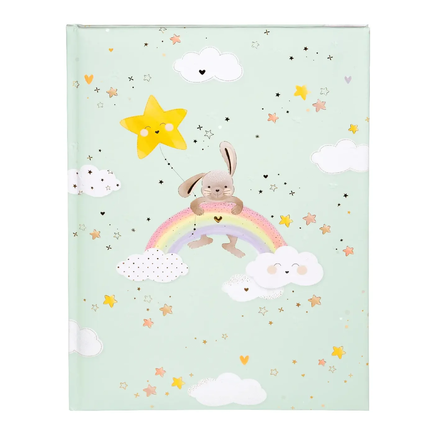 Goldbuch Babytagebuch My Rainbow 21x28 cm 44 Seiten Goldprägung