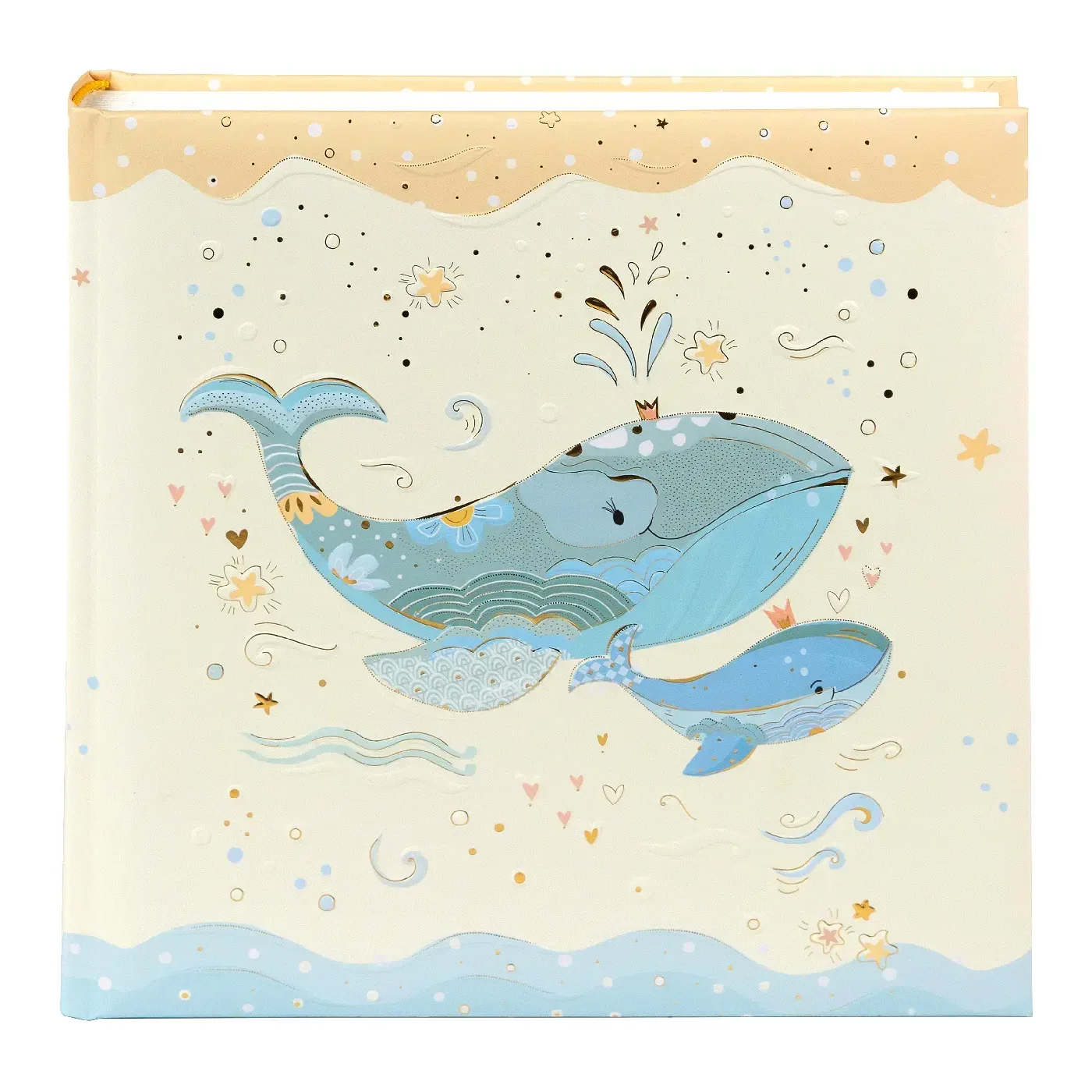 Goldbuch Einsteckalbum Blue Whale 23x23 cm für 200 Fotos