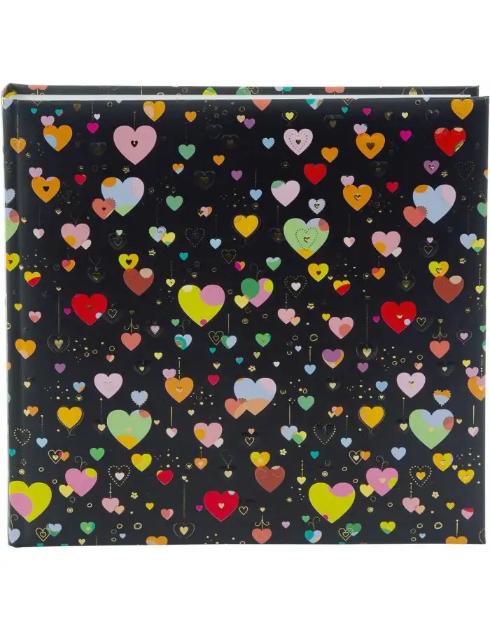 Goldbuch Fotoalbum Heart to Heart dark 25x25 cm 60 weiße Seiten