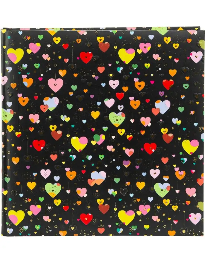 Goldbuch Fotoalbum Heart to Heart dark 30x31 cm Kunstdruckpapier Goldprägung