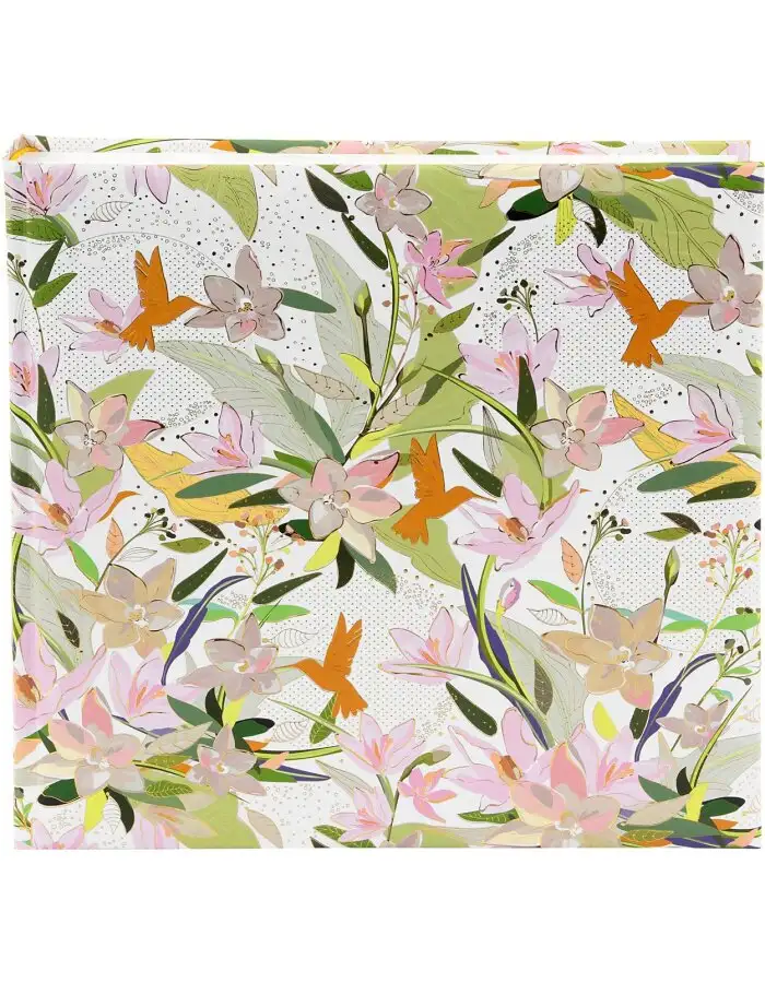 Goldbuch Fotoalbum Royal Lilly white 25x25 cm 60 weiße Seiten