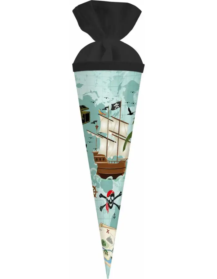 Goldbuch Geschwistertüte Schatzsuche Schultüte 35 cm mit Filzverschluss