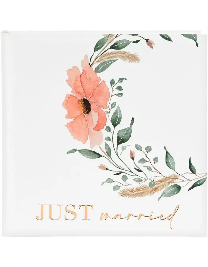 Goldbuch Hochzeitsalbum JUST married 30x31 cm 60 weiße Seiten