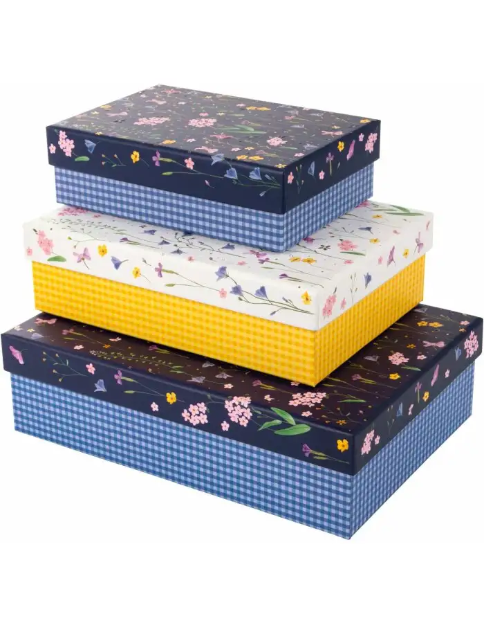 Goldbuch Kartonagen-Set Meadow Miracles 3 Boxen