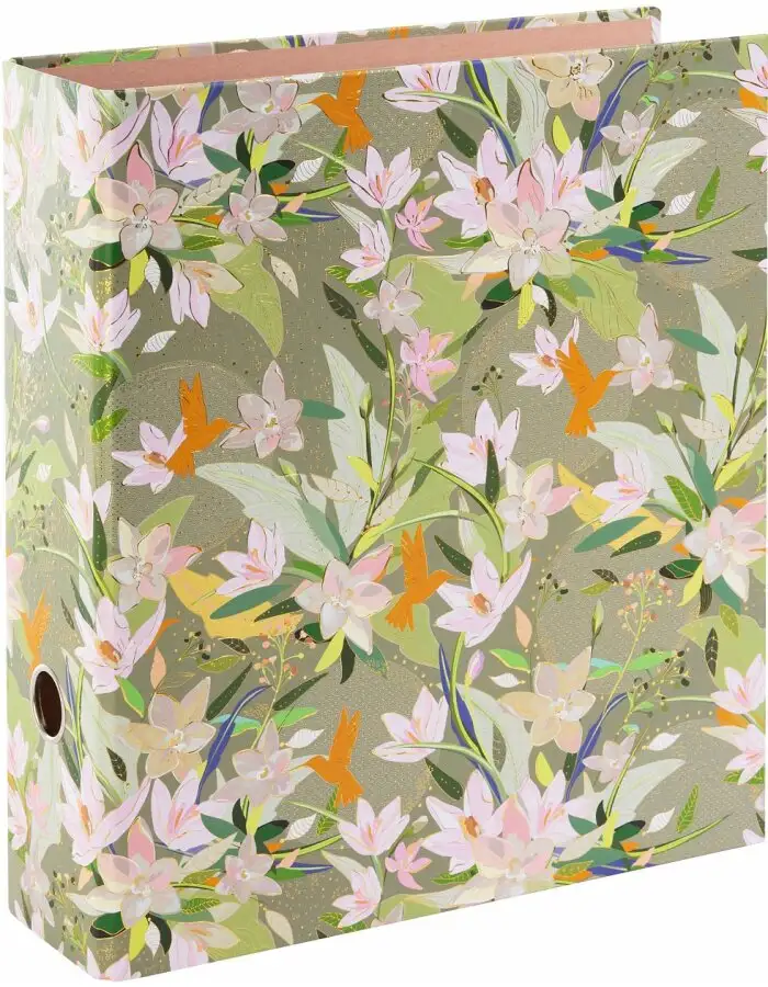 Goldbuch Ordner Royal Lilly green DIN A4 Rücken 8 cm