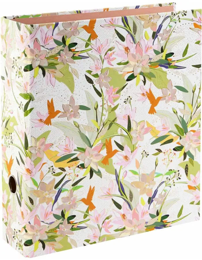 Goldbuch Ordner Royal Lilly white DIN A4 Rücken 8 cm