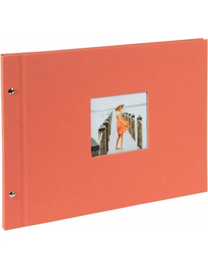 Goldbuch Bella Vista Schraubalbum lachs 39x31 cm 40 schwarze Seiten