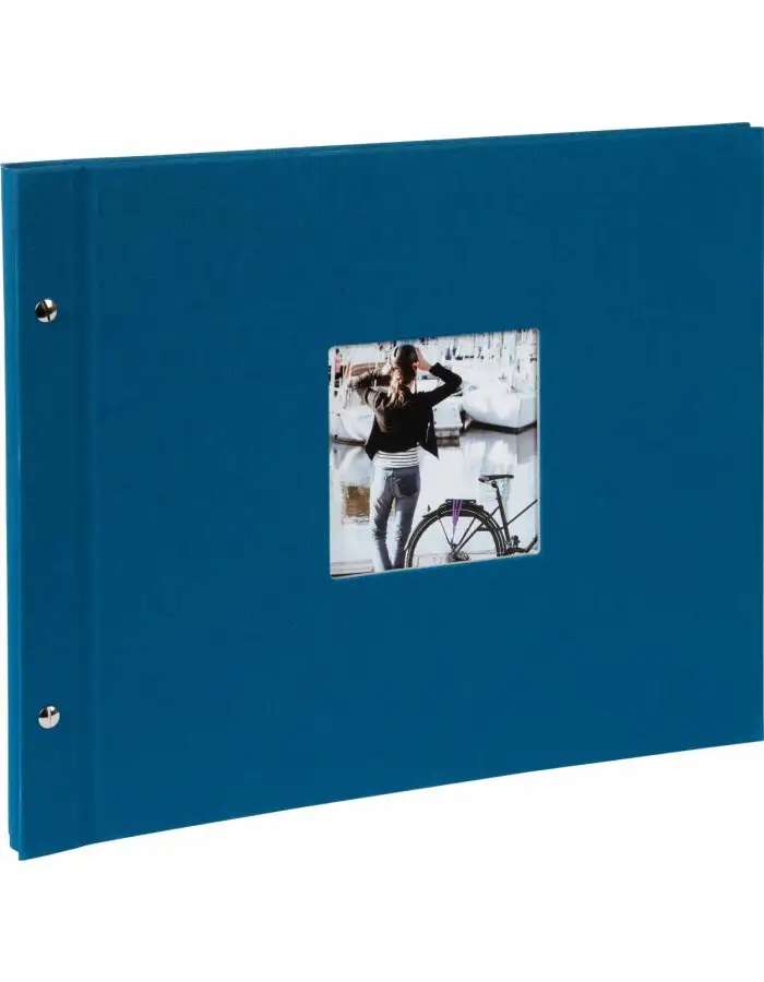 Goldbuch Bella Vista petrol Schraubalbum 39x31 cm 40 weiße Seiten