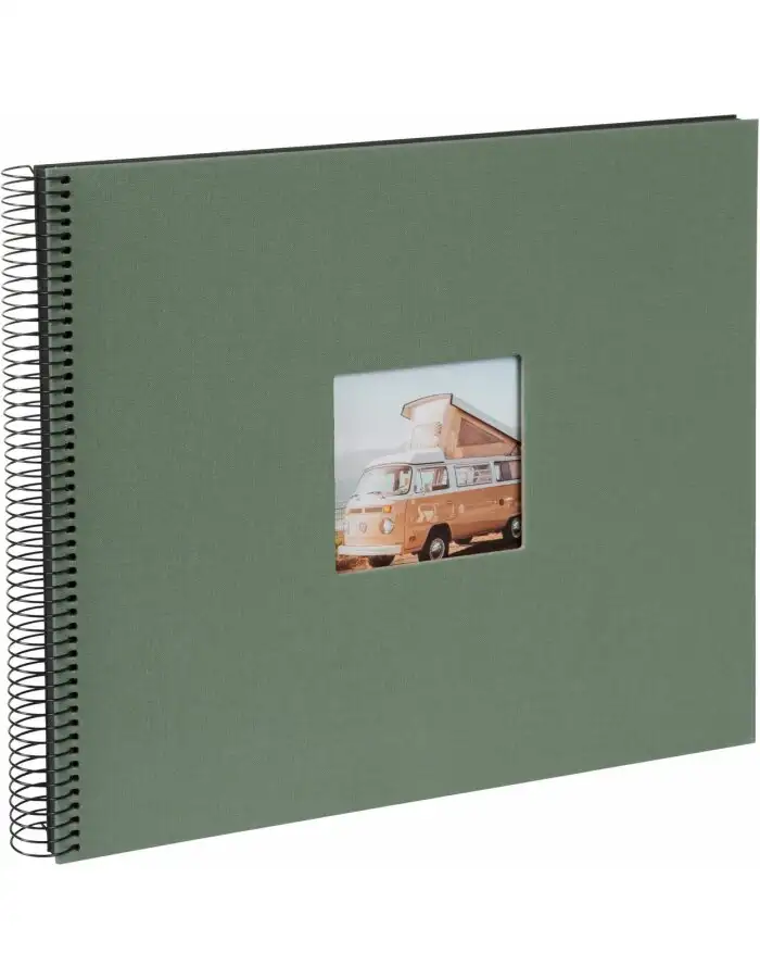 Goldbuch Spiralalbum Bella Vista Artischocke 34x30 cm 40 schwarze Seiten