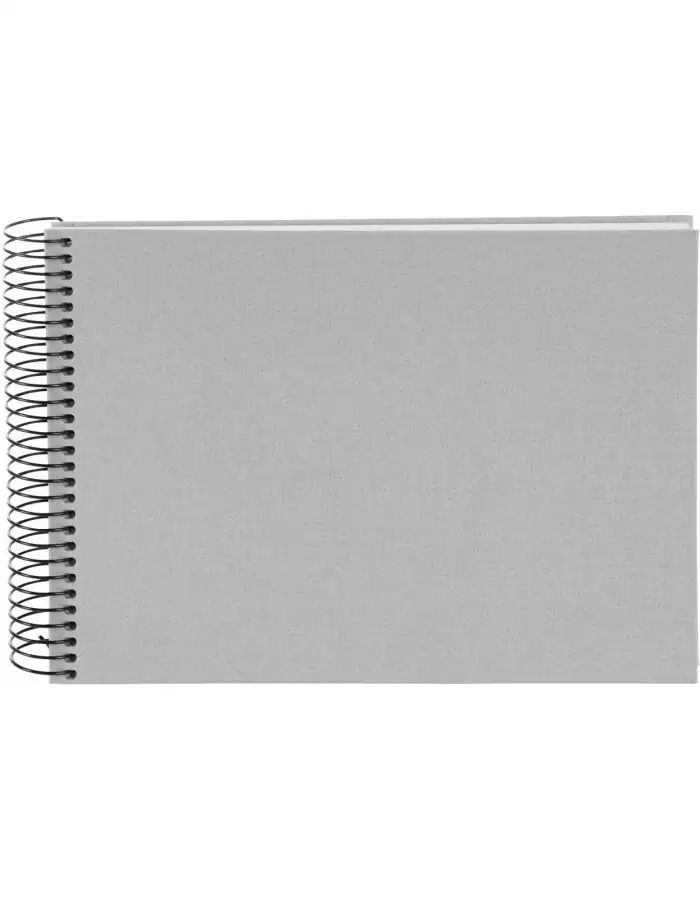 Goldbuch Spiralalbum naturLiebe grau 24x17 cm 40 weiße Seiten