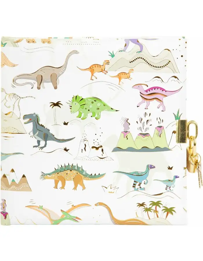 Goldbuch Tagebuch Dinosauria 16,5x16,5 cm 96 weiße Seiten
