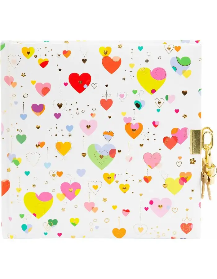 Goldbuch Tagebuch Heart to Heart light 16,5x16,5 cm 96 weiße Seiten