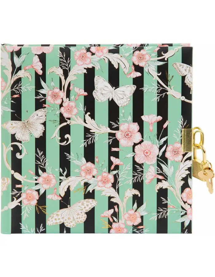 Goldbuch Tagebuch Hybrid Stripes 16,5x16,5 cm 96 weiße Seiten