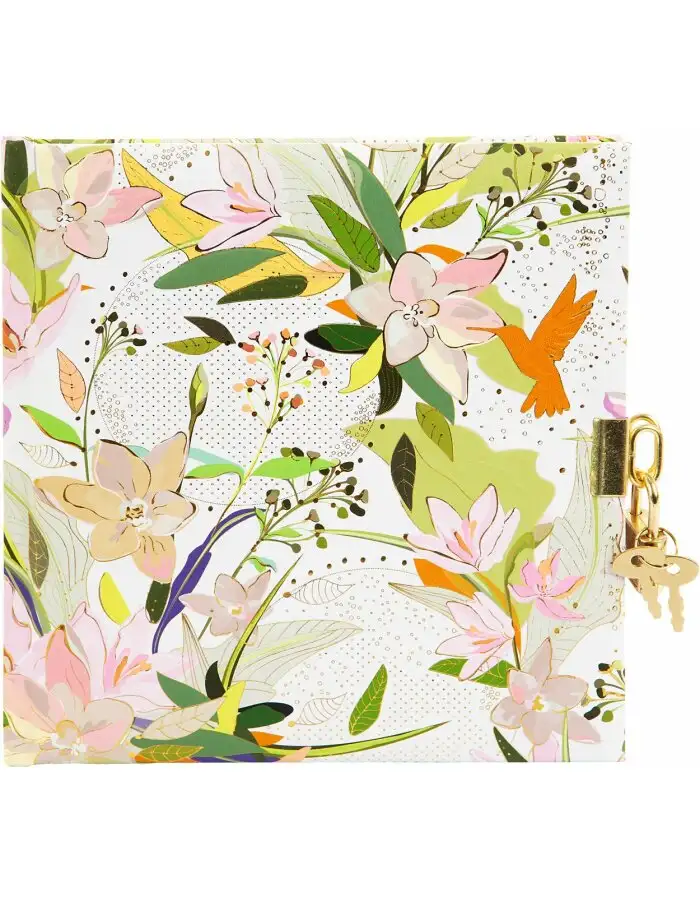 Goldbuch Tagebuch Royal Lilly white 16,5x16,5 cm 96 weiße Seiten