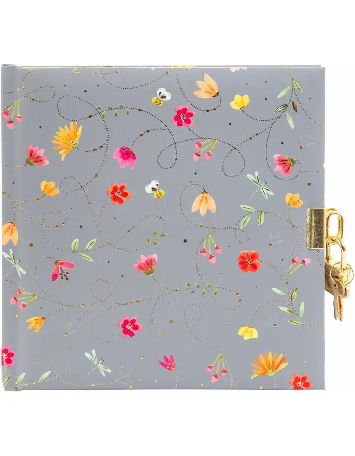 Goldbuch Tagebuch Summer day grey 16,5x16,5 cm 96 weiße Seiten