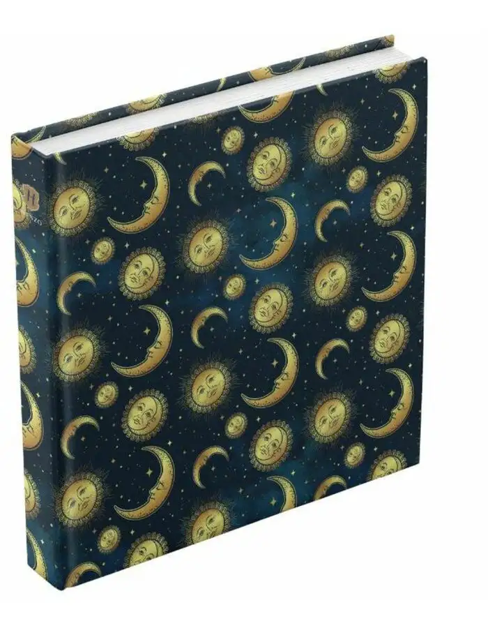 Henzo Jumbo Fotoalbum Night Sky 30x30 cm 100 Seiten Pergamin Schwarz