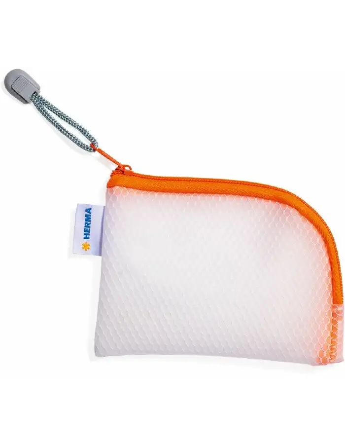 HERMA 20253 Universaltasche A7 orange 14x10cm Reißverschluss über Eck