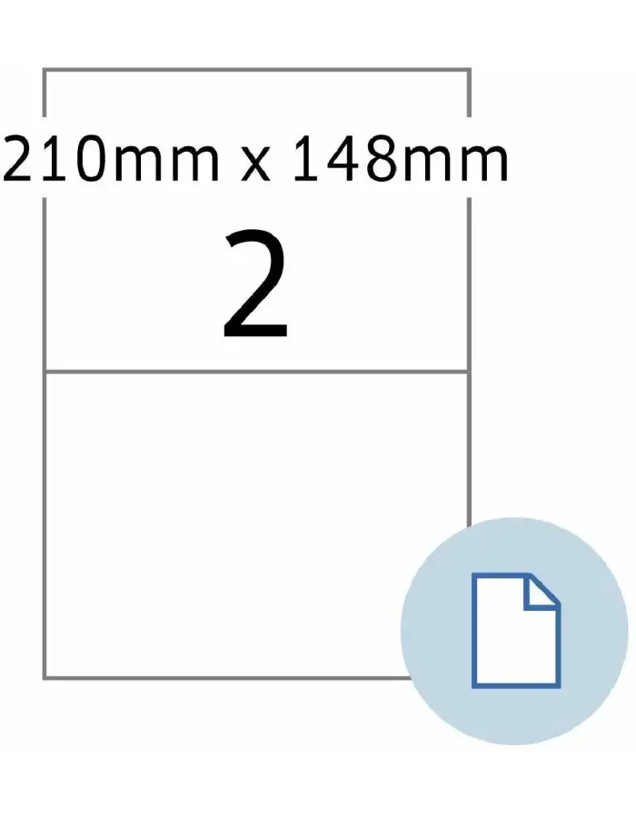 HERMA 58102 Blattetiketten A4 PE-Folie weiß 210x148,50mm 250 Blatt