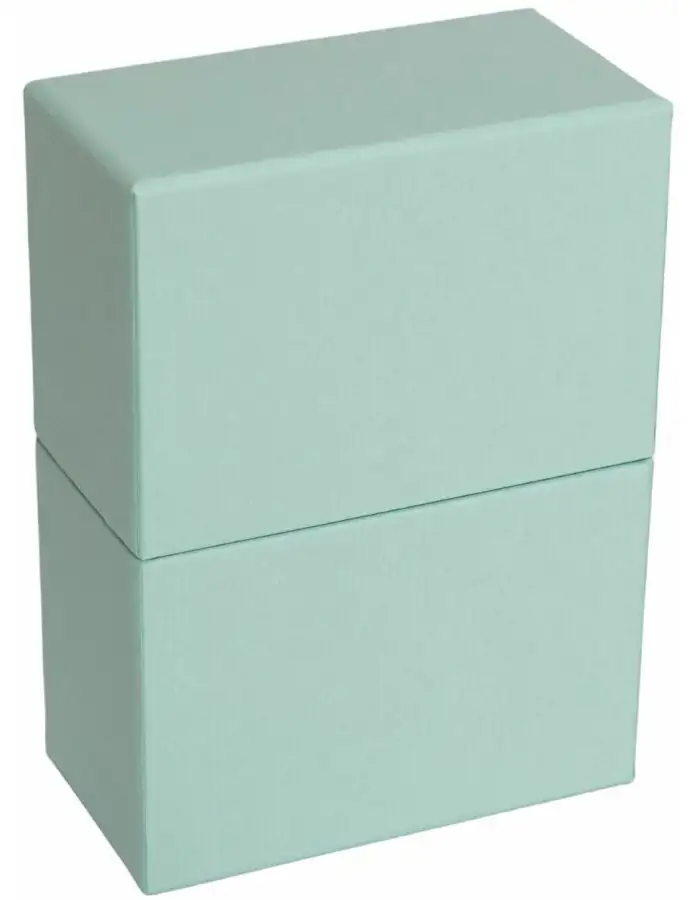 HNFD Fotobox Parda Mint 11x5,5x16 cm für 200-300 Fotos 10x15 cm