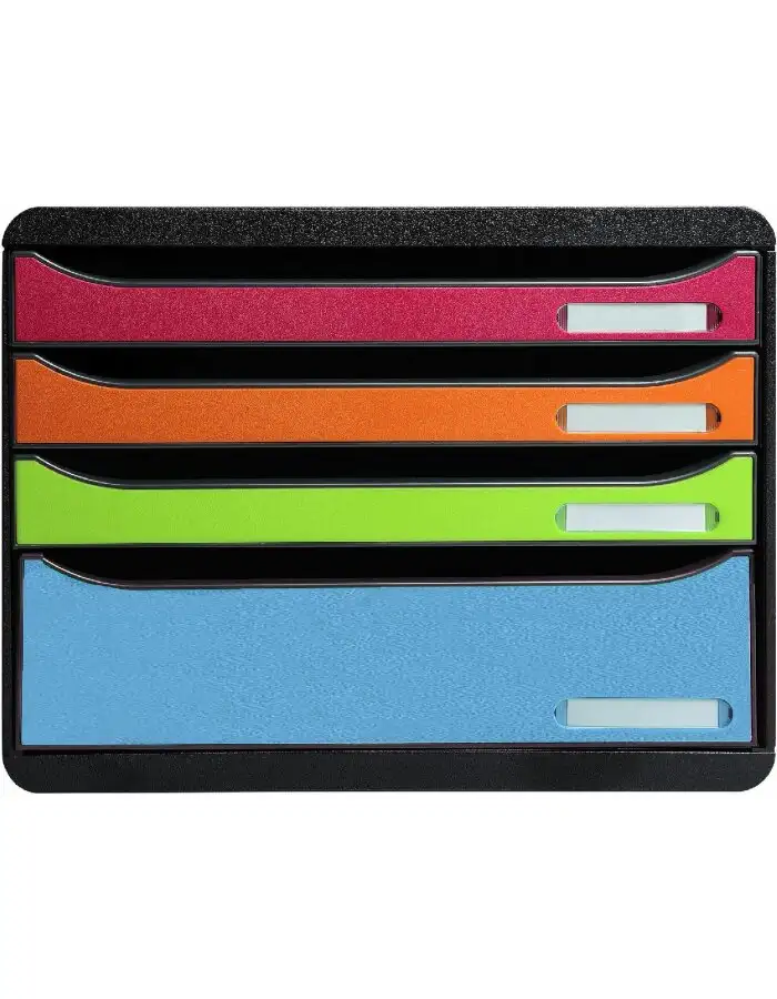 Iderama 315798D Schubladenbox Big Box Plus Querformat 5 offene Schubladen