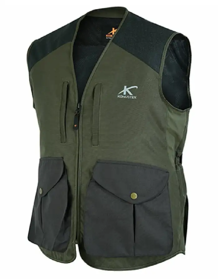 Konustex Jagdweste Notable Grün XL Wasserdicht Atmungsaktiv Wildtasche